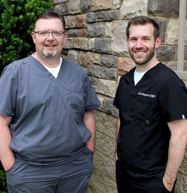 Prestonsburg dentists Bryan Griffith D M D and Alex Hartgrove D M D