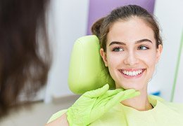 Young woman with healthy smile