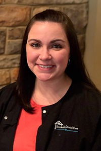 Dental assistant and hygienist Katie