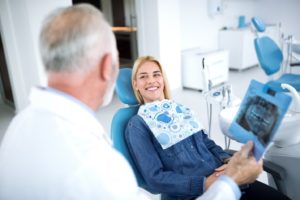 Patient learning important facts about root canal therapy in Prestonsburg